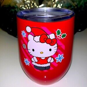 Hello Kitty Small Christmas Tumbler New